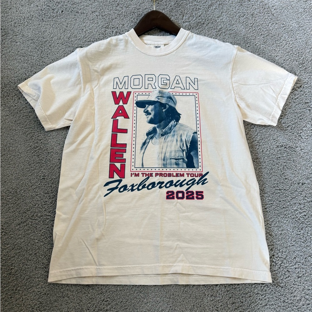 🚨LIMITED Morgan Wallen Foxborough MA Concert T-Shirt - AUTHENTIC & BRAND NEW🚨